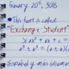 Exchange Student