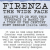 Firenza Text