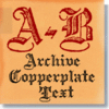 Archive Copperplate Text