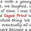 Segoe Print