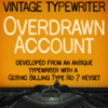 Overdrawn Account AOE™