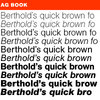 AG Book® BQ