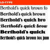 Lo-Type® BQ