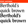 Post-Antiqua® BQ