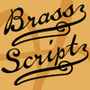 P22 Brass Script