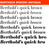Berthold Bodoni® Pro