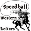 Speedball Western Letters
