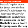 Berthold Caslon® Book BE