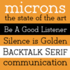 Backtalk Serif BTN
