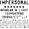 Impersonal
