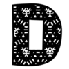 Snowflake Drop Caps™