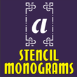 Stencil Monograms JNL