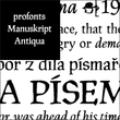 Manuskript Antiqua™