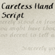 Careless Hand Script