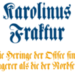 Karolinus Fraktur