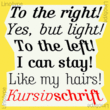 Kursivschrift