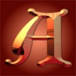 Gothic Initials Seven