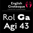 English Grotesque