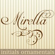 Mirella Initials Ornamentals