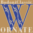 Bodoni Classic Bold Ornate