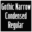 Gothic Narrow