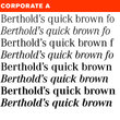 Corporate® A Std
