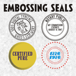  Embossing Seals JNL