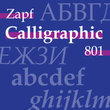 Zapf Calligraphic 801