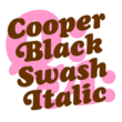 Cooper Black Swash Italic