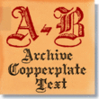 Archive Copperplate Text