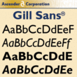 Gill Sans®