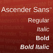 Ascender Sans™