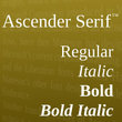 Ascender Serif™