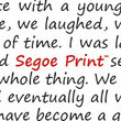 Segoe Print