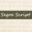 Segoe Script