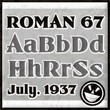 ARB 67 Modern Roman