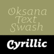 Oksana Text Swash Cyrillic™