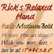 Ricks Relaxed Hand