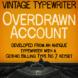 Overdrawn Account AOE™