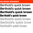 AG Book Rounded® BQ