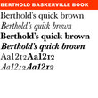 Berthold Baskerville Book® BE