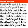Jaeger-Antiqua® BQ