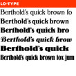 Lo-Type® BE