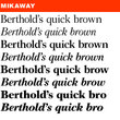 Mikaway® BQ