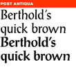 Post-Antiqua® BQ