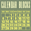 Calendar Blocks JNL