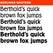 Berliner Grotesk® Pro