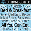 BF Hone Gothic™