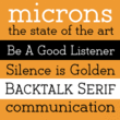 Backtalk Serif BTN