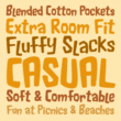 Fluffy Slacks BTN